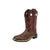 Pure Western Childrens Boot | Levi | Brown / Barn Red