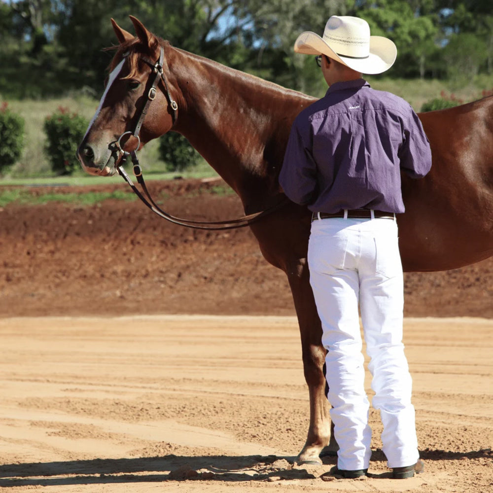 Peter Williams Riding Jeans | Warwick | White | 36 Leg