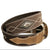 Roper Mens Belts | 1.5 inch Bridle Leather Western Stitch | Brown
