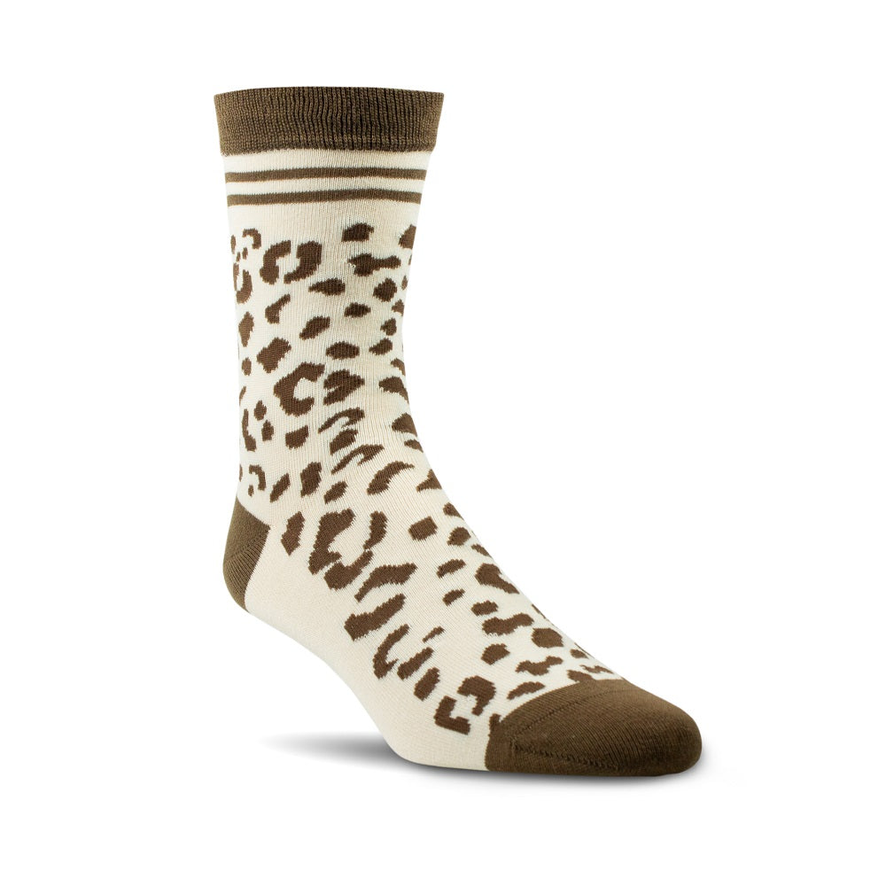 Ariat Womens Crew Sock | Charm | Leopard Camo
