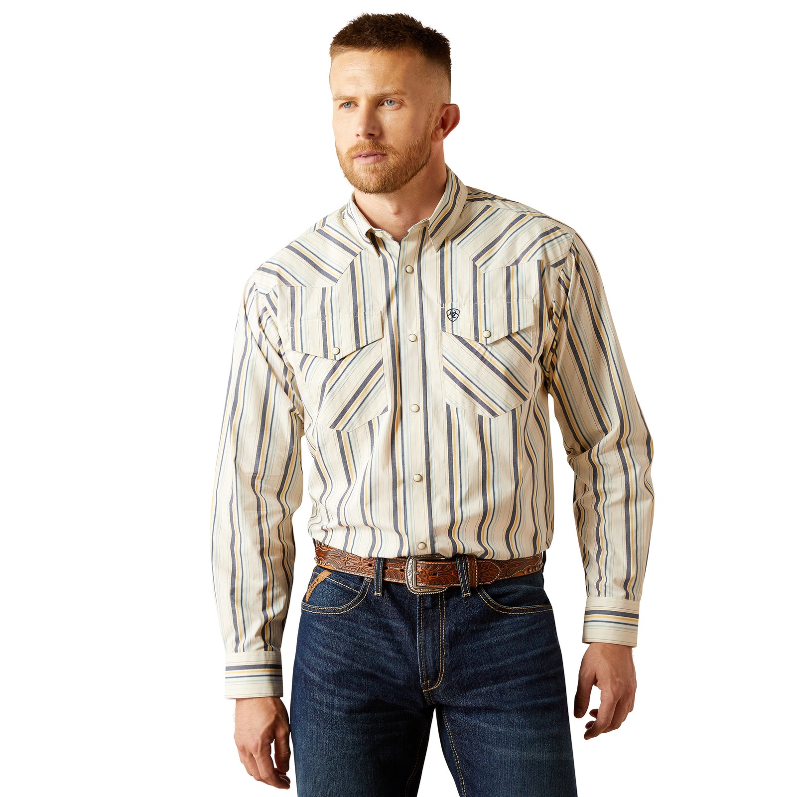 Ariat Mens Shirt | Finnley | Cream