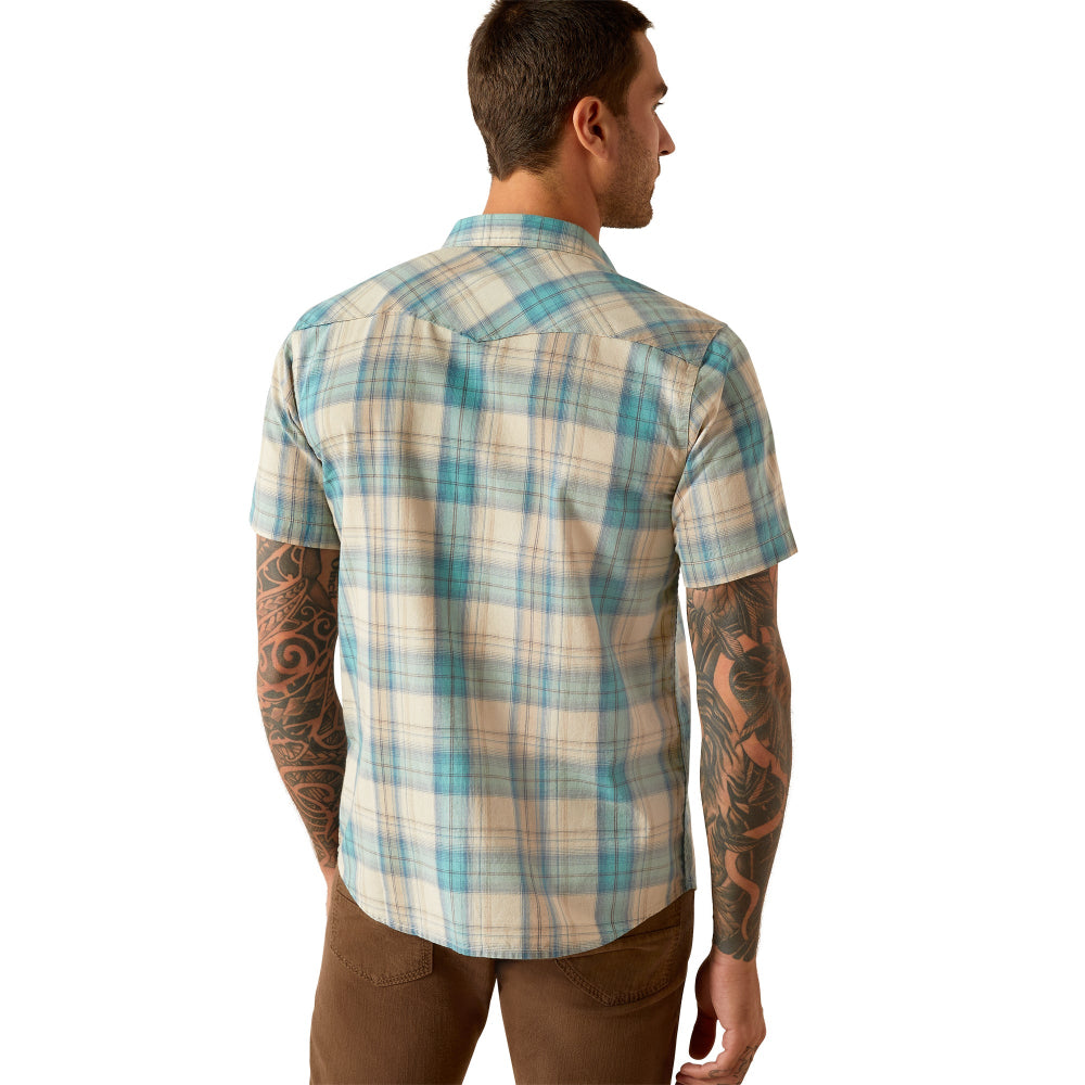 Ariat Mens Shirt | Howland Retro Fit | Turquoise
