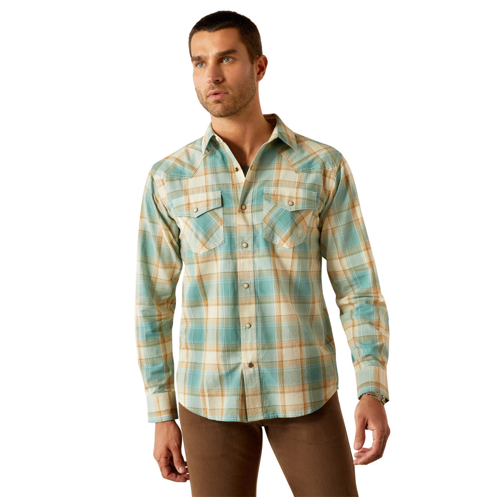 Ariat Mens Shirt | Hardin Retro Fit | Turquoise