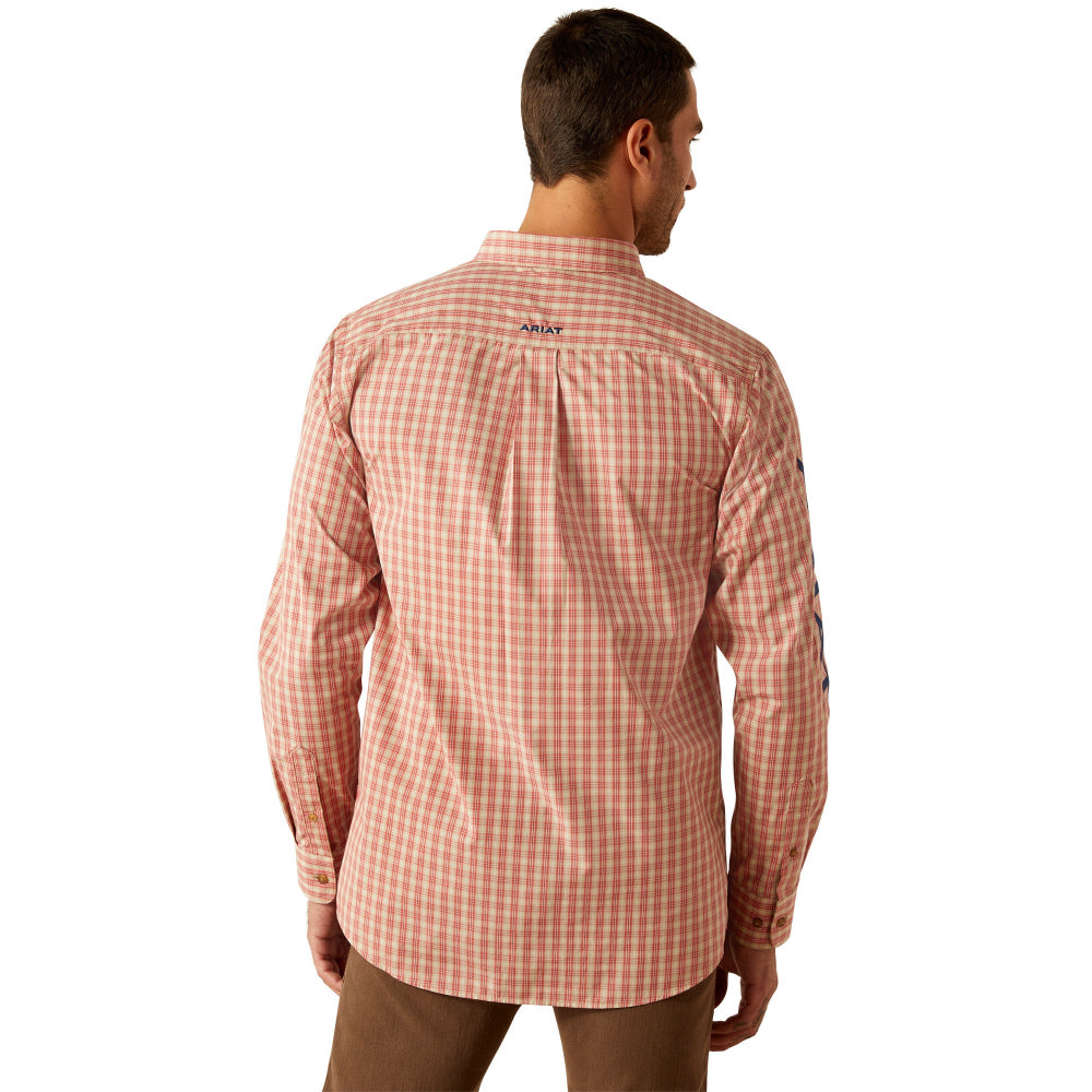 Ariat Mens Shirt | Pro Series Team Packer | Rust / Blue