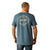 Ariat Mens T-Shirt | Southwest Hexa Deca | Lagoon Green