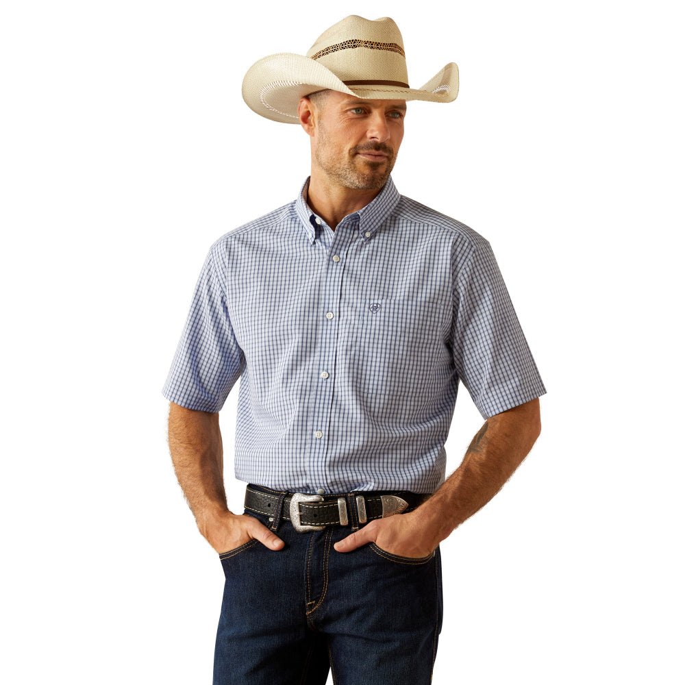 Ariat Mens Shirt | Wrinkle Free Ozzy Classic | White