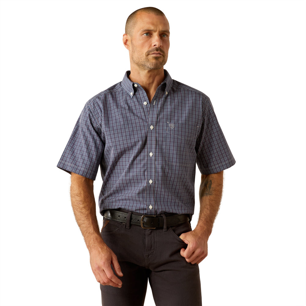 Ariat Mens Shirt | Wrinkle Free Oaklee Classic | Navy