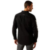 Ariat Mens Shirt | Team Logo | Black / Grey