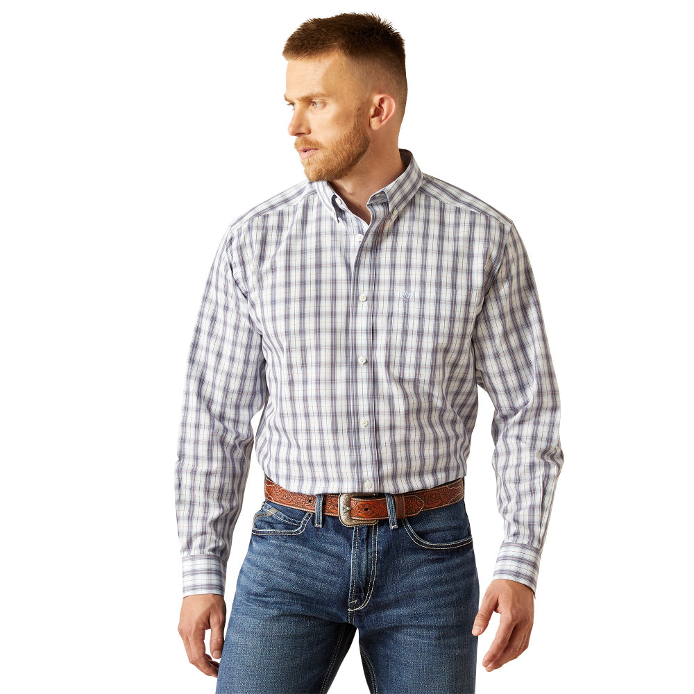 Ariat Mens Shirt | Dalton Wrinkle Free | Dark Blue