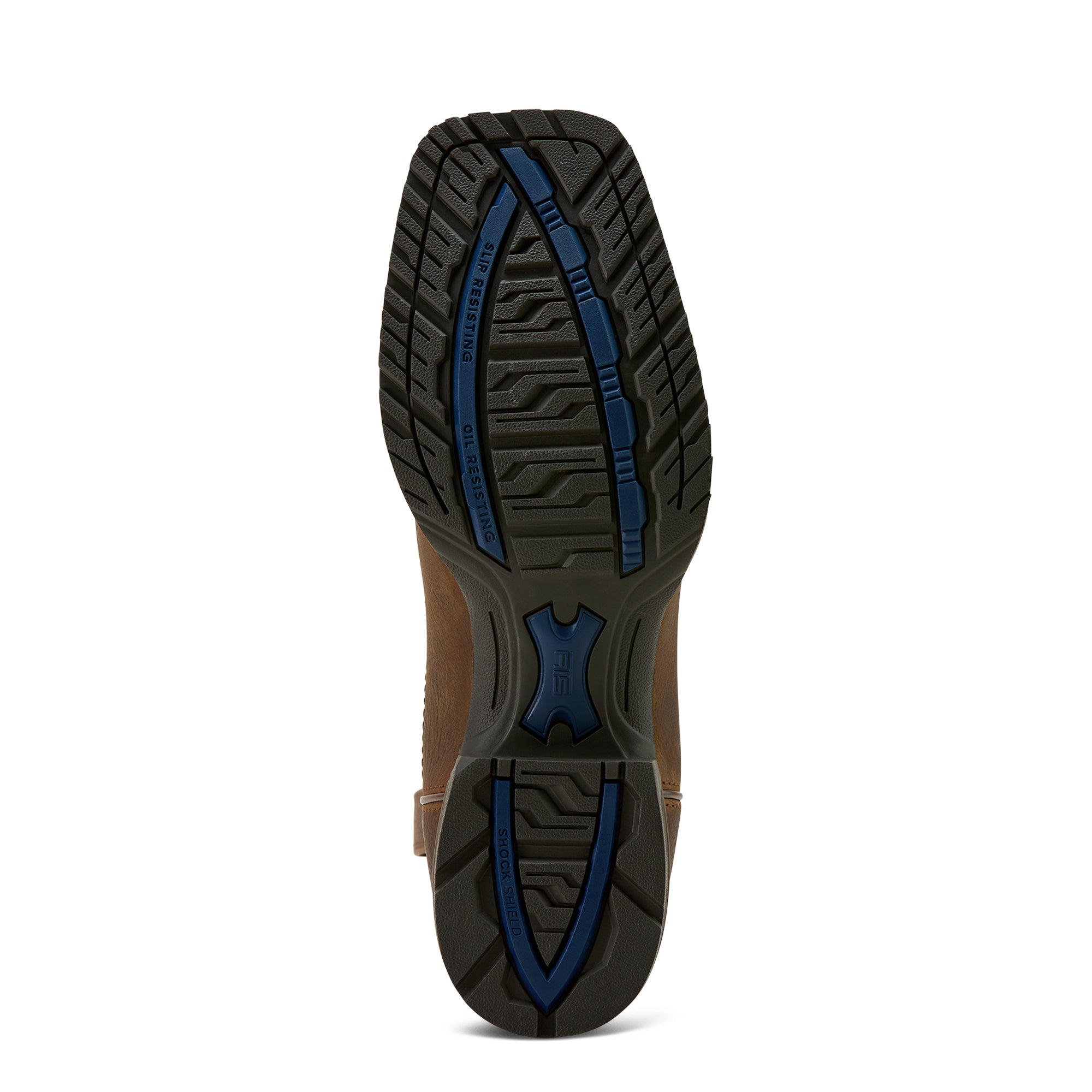 Ariat Mens Western Boots | Hybrid Ranchwork H2O | Tavern Taupe / Dark Denim