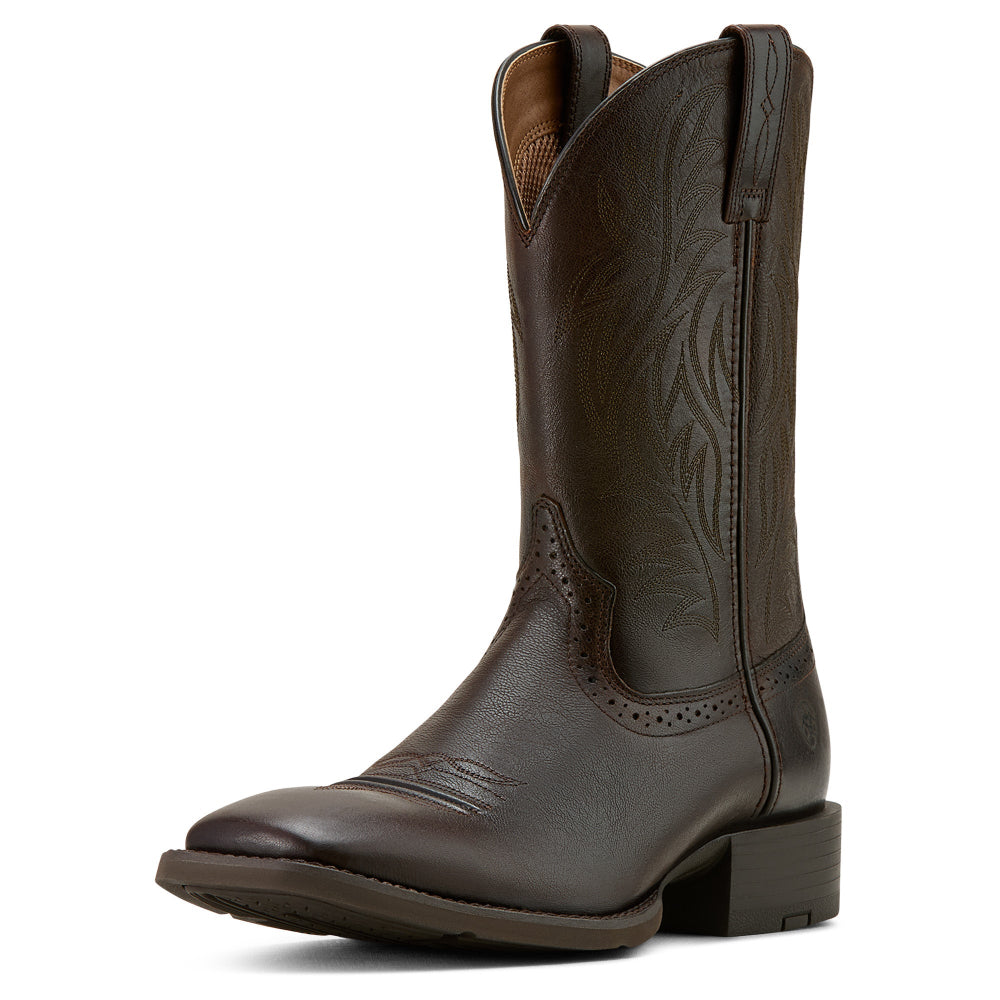 Ariat Mens Boots | Sport Western | Burnished Chocolate