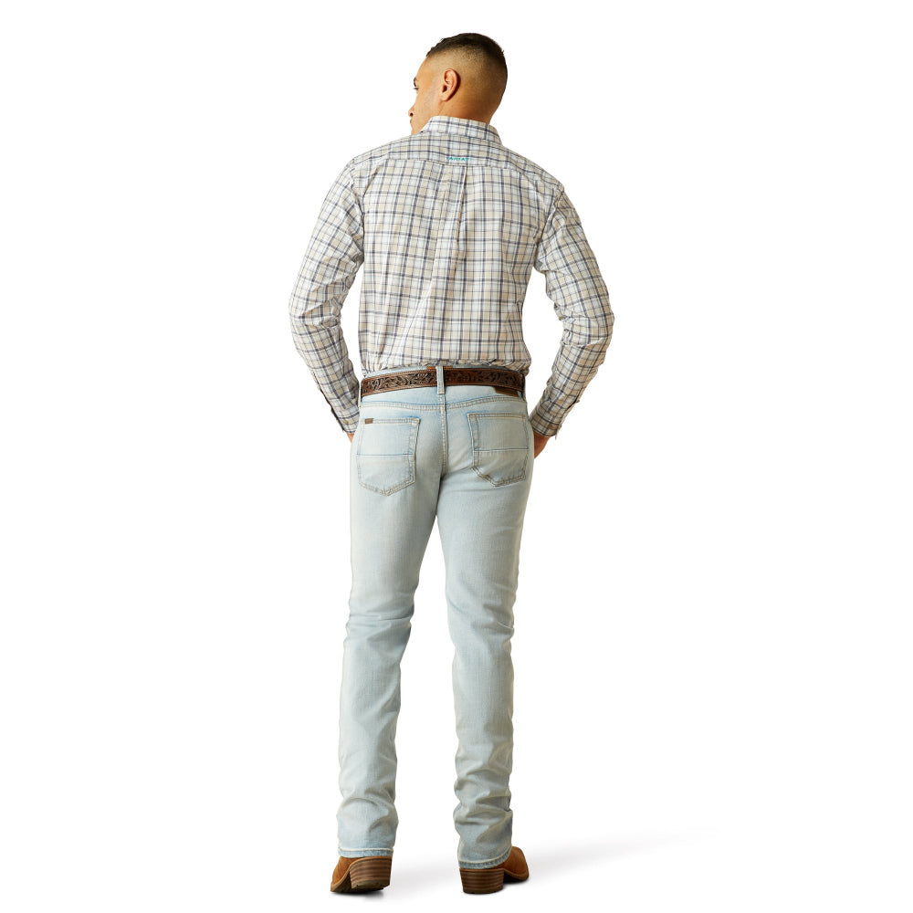 Ariat Mens Jeans | M8 Grizzly Leland | Modern Slim | 32 Leg