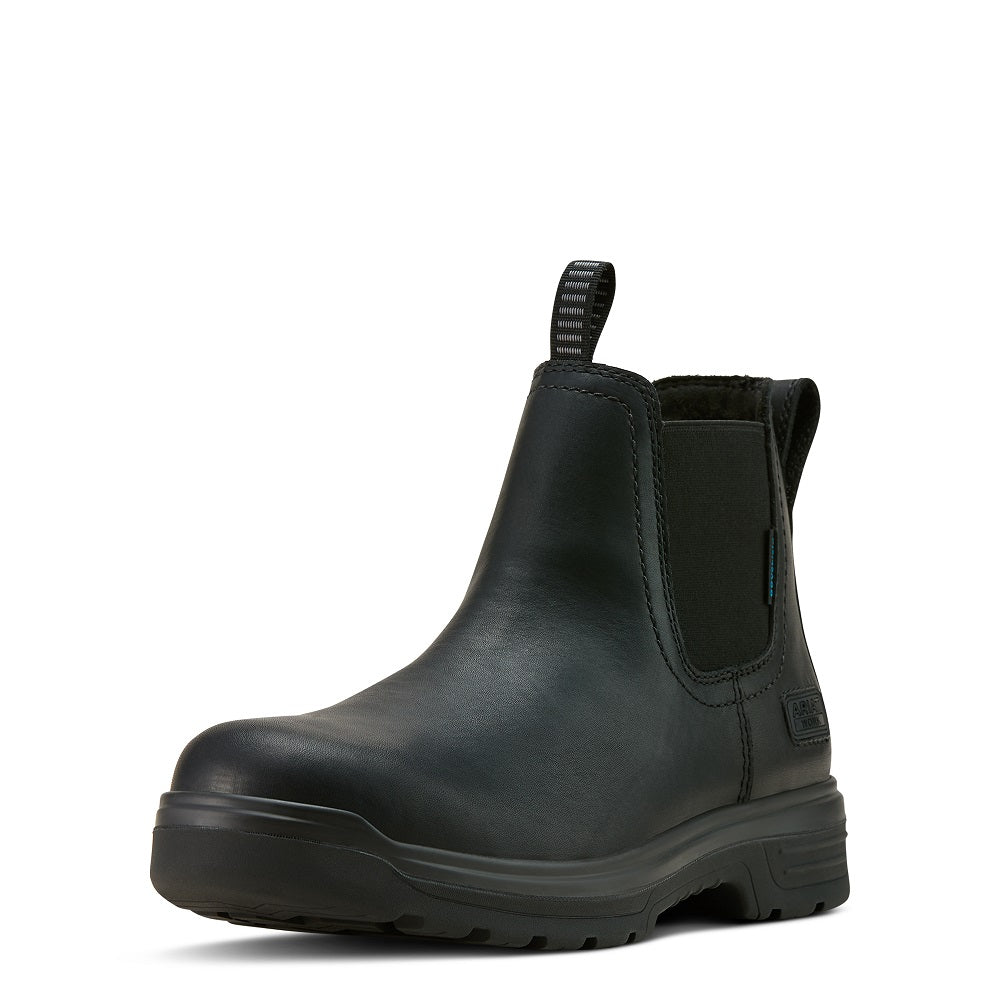 Ariat Mens Work Boots | Turbo Chelsea | H2O | Black