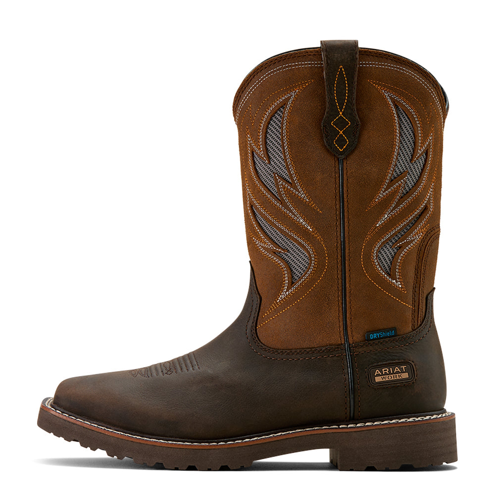 Ariat Mens Ventek Western Boot | Activator | Dark Brown / Wicker