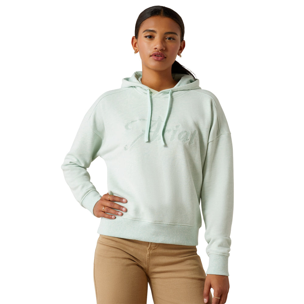 Ariat Womens Hoodie | Just | Beach Glass Heather
