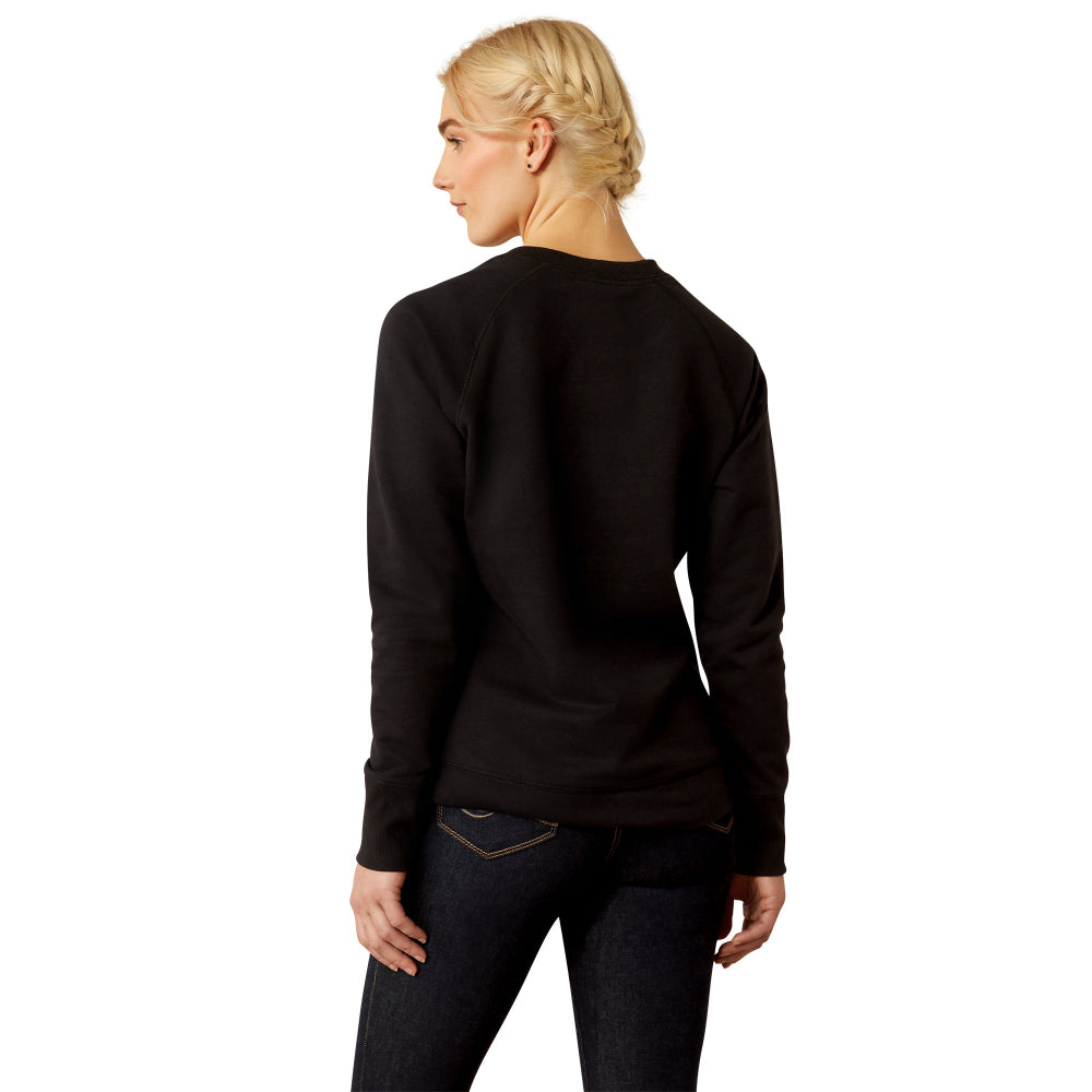 Ariat Womens Sweatshirt | Benicia Team | Black Team