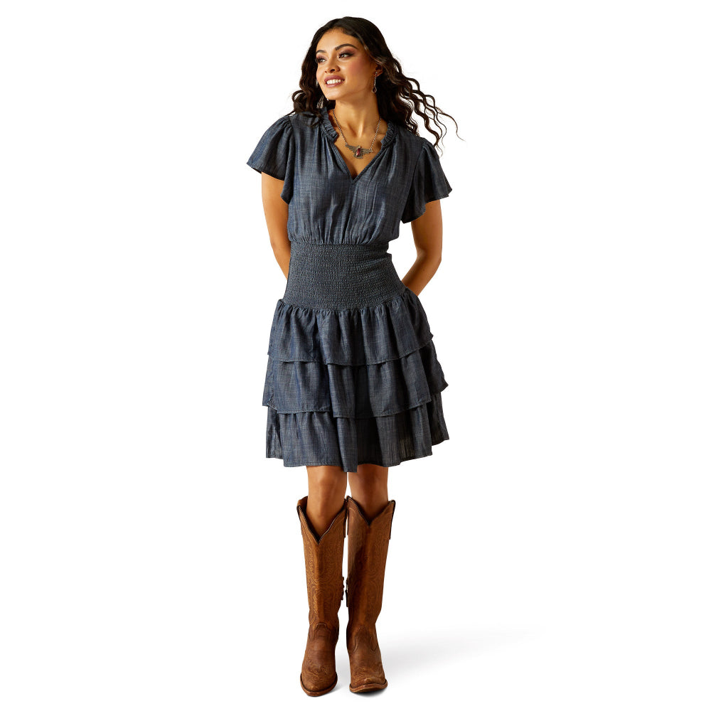 Ariat Dress | Stellar | Medium Blue Chambray
