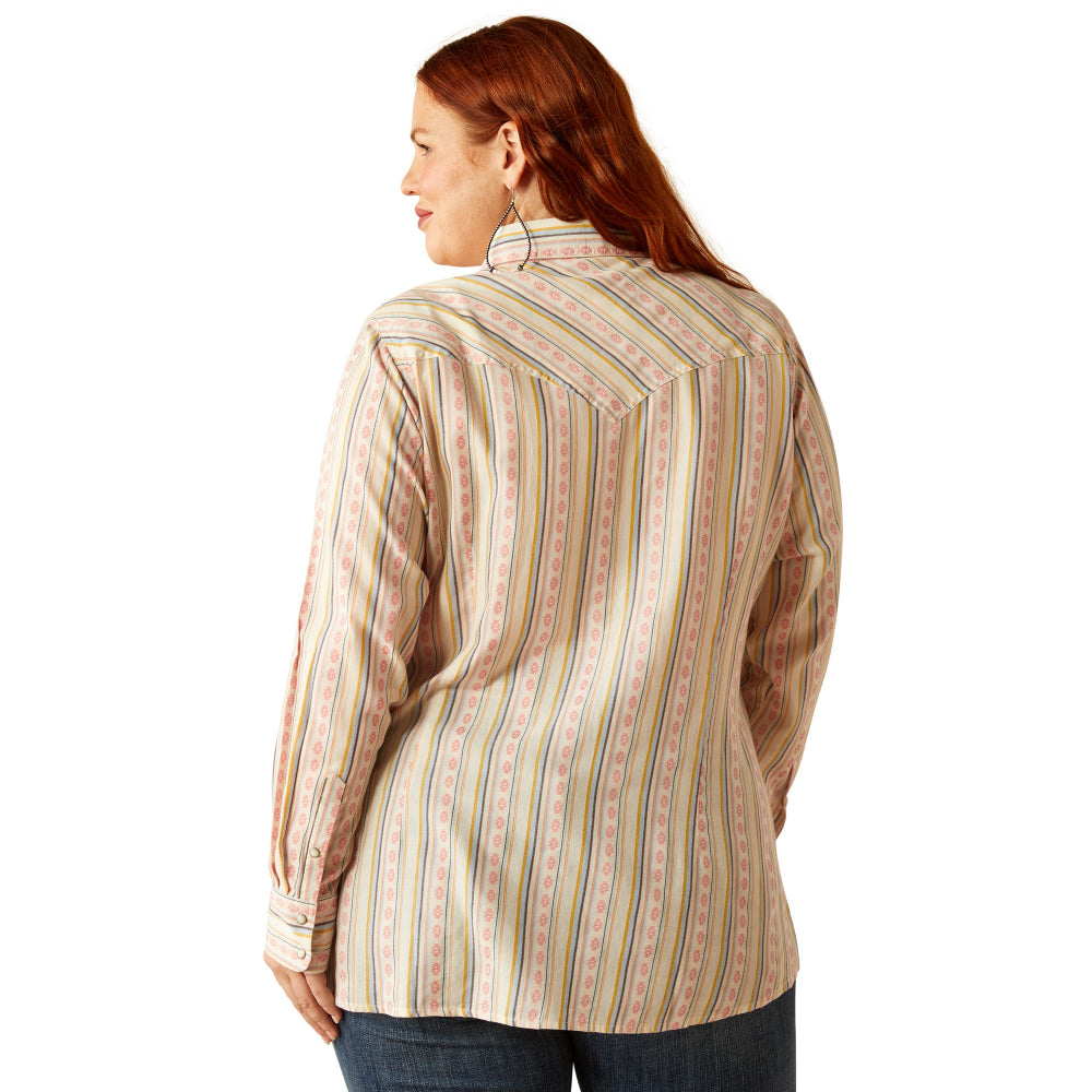 Ariat Womens Shirt | Alyssa Snap | Carnation Dobby