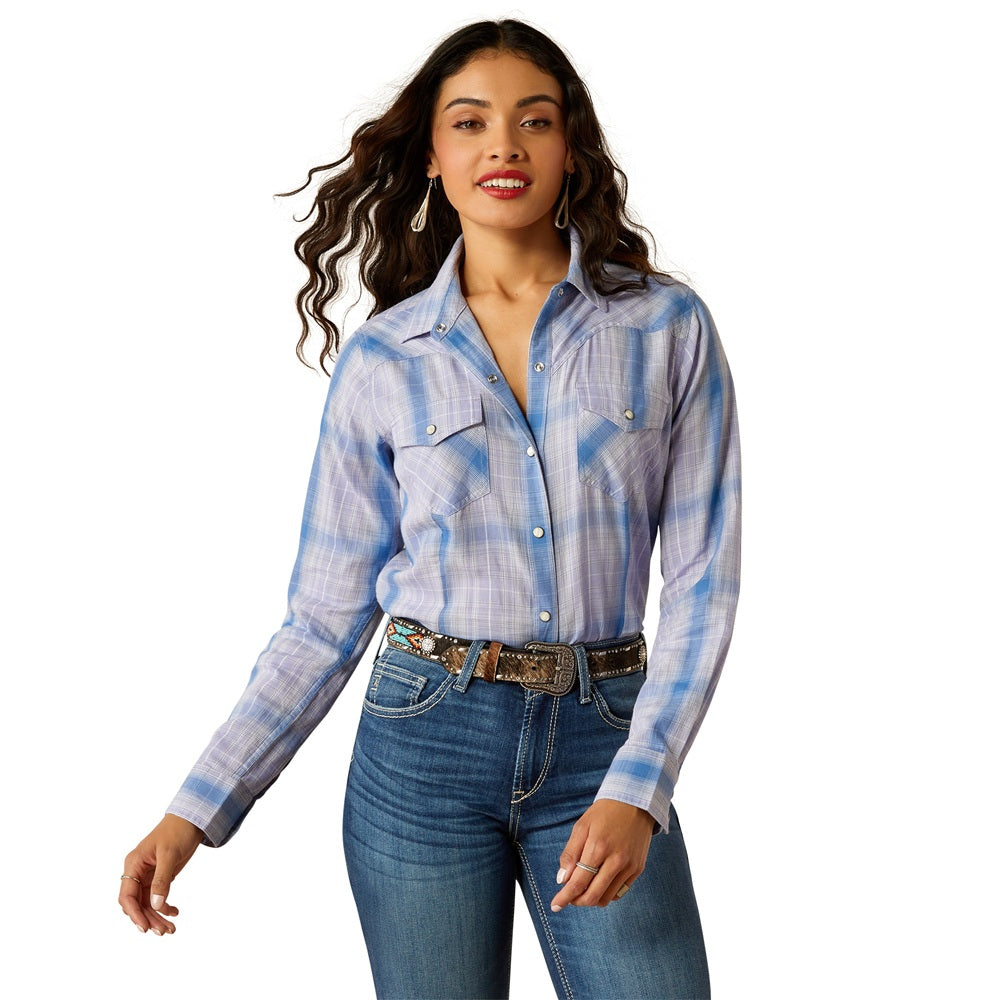 Ariat Womens Shirt | Mystic Snap | Sweet Lavender