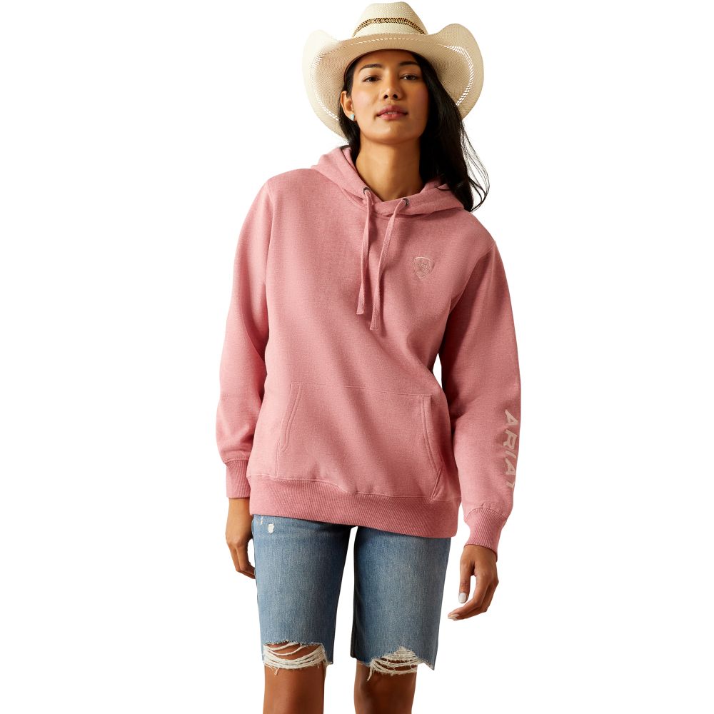 Ariat Womens Hoodie | Logo 2.0 | Rose Wine