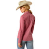 Ariat Womens Shirt | Kirby Wrinkle Resistant Stretch | Rose Wine
