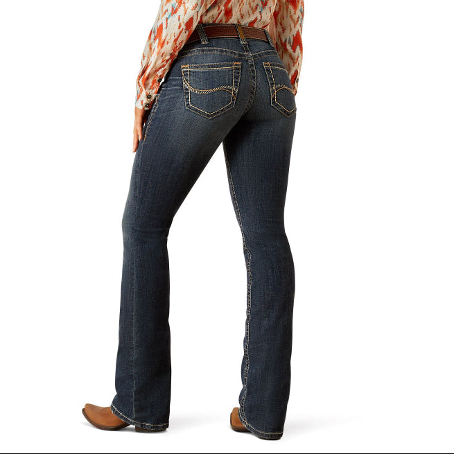 Ariat Womens Jeans | Lilla Missouri | Mid Rise Boot Cut | Long Leg