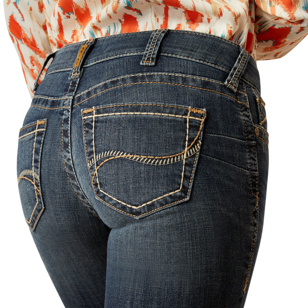 Ariat Womens Jeans | Lilla Missouri | Mid Rise Boot Cut | Long Leg