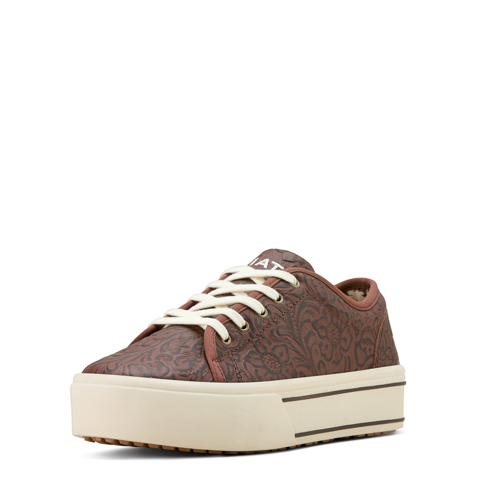 Ariat Womens Shoes | Skylar | Brown Floral Embossed