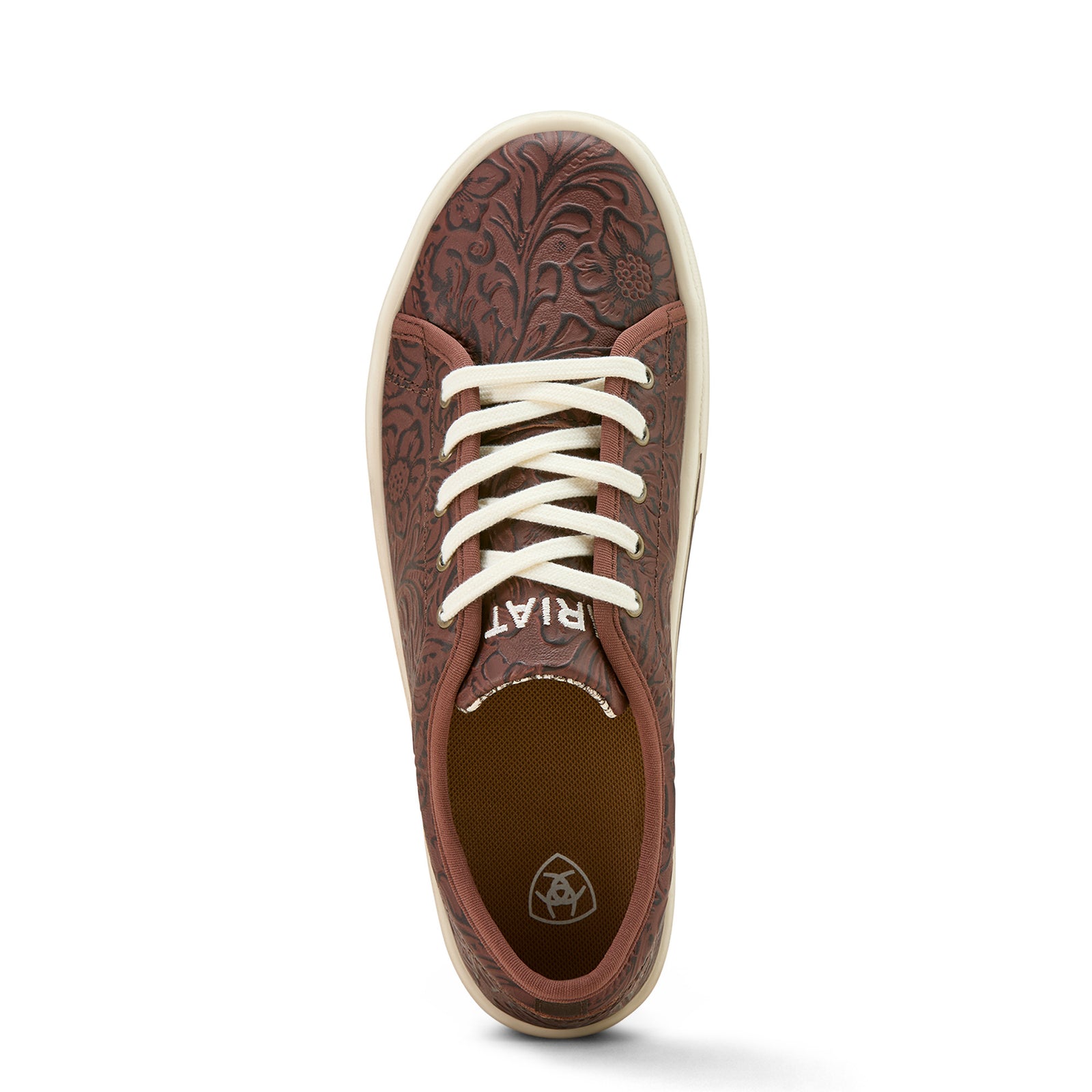 Ariat Womens Shoes | Skylar | Brown Floral Embossed