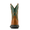 Ariat Youth Western Boots | Workhog XT | Honey Tan / Lucky Clover