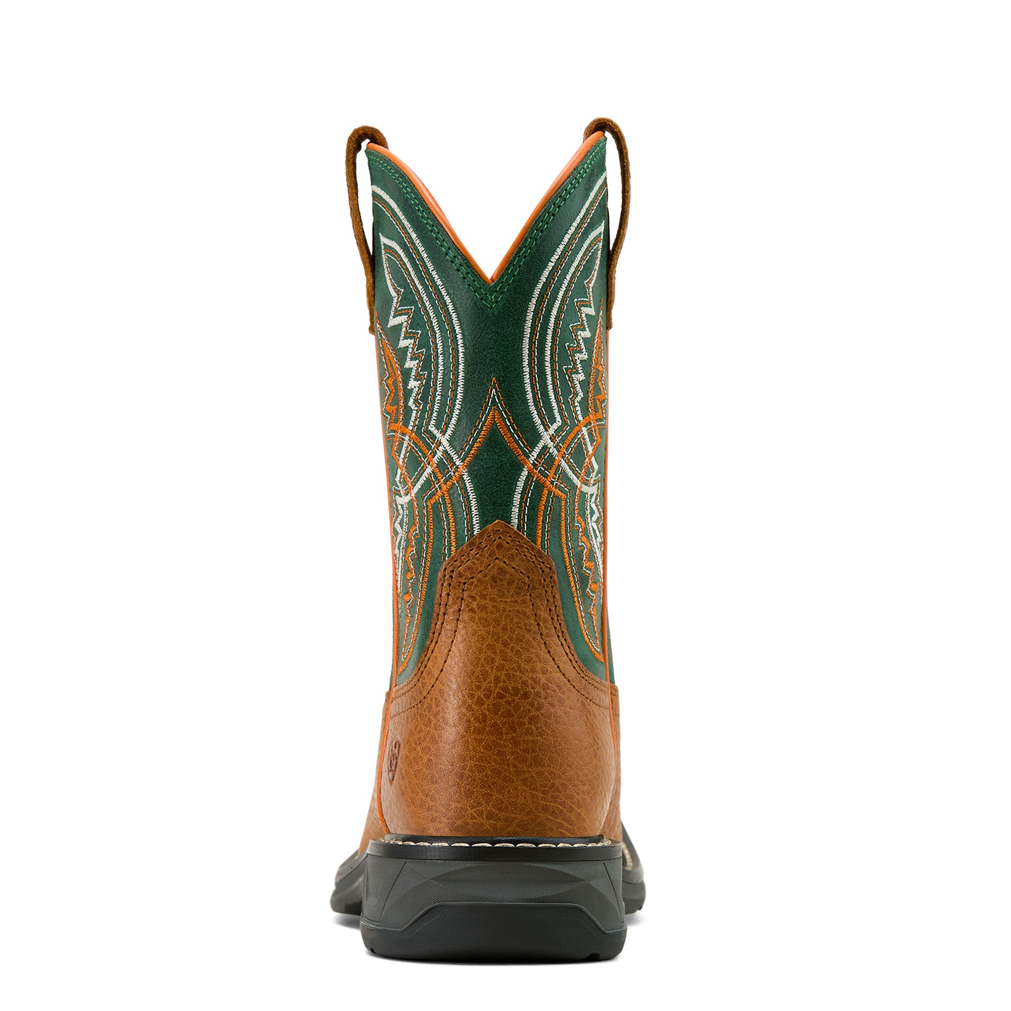 Ariat Youth Western Boots | Workhog XT | Honey Tan / Lucky Clover