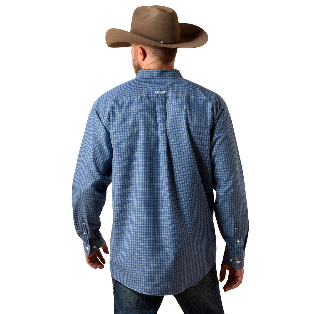 Ariat Mens Shirt | Wrinkle Free Canyon | Ensign Blue