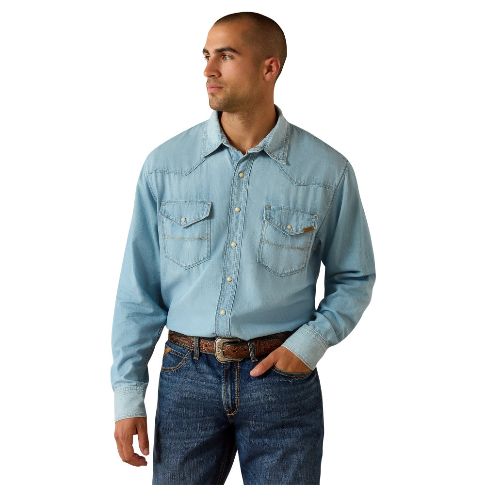 Ariat Mens Shirt | Classic Cowboy Denim | Brody