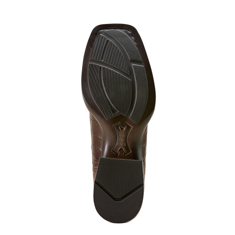 Ariat Mens Boots | Booker Chelsea | Chocolate Croc Print