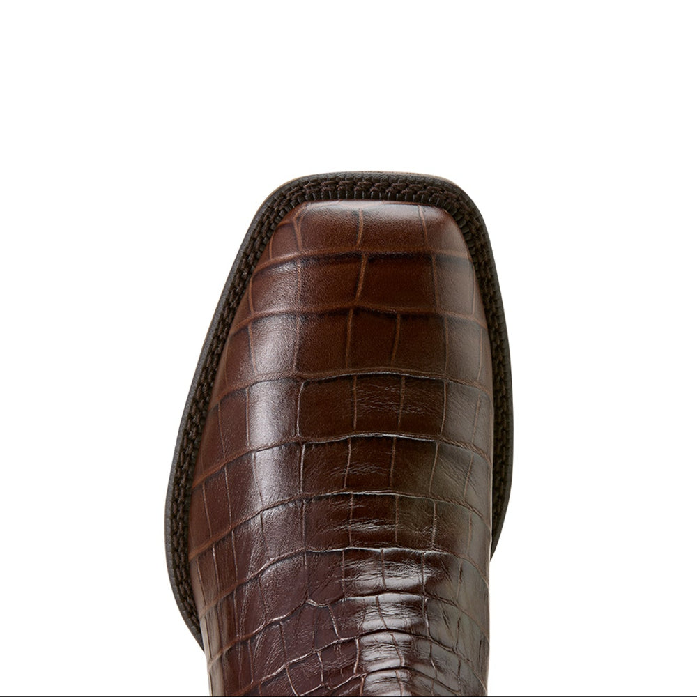Ariat Mens Boots | Booker Chelsea | Chocolate Croc Print