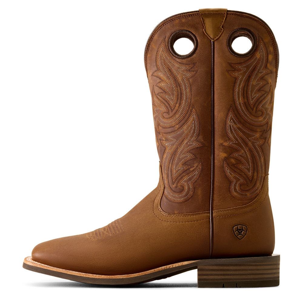 Ariat Mens Boots | Highland Toughstock | Distressed Brown / Tack Room Brown