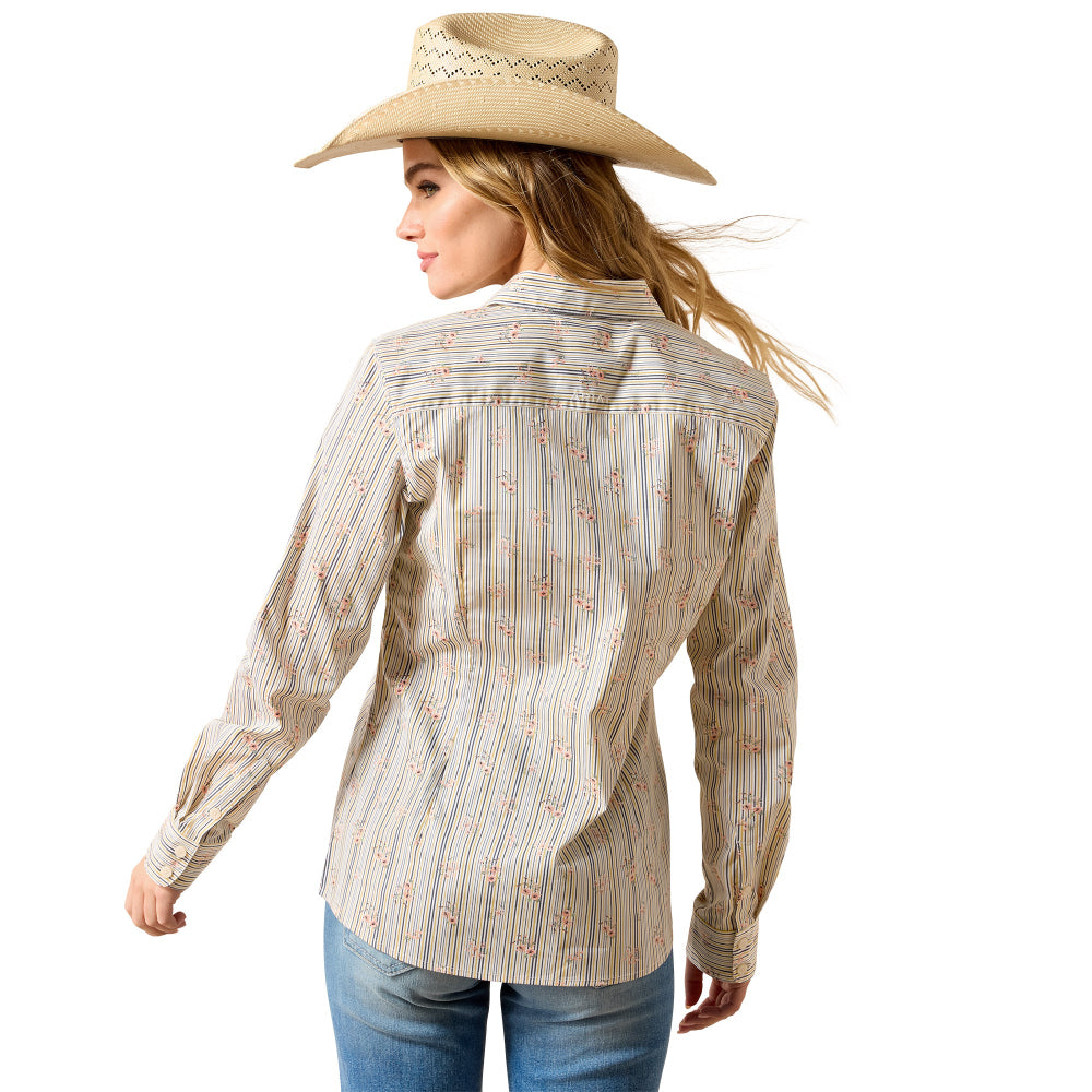 Ariat Womens Shirt | Kirby | Vintage Floral Stripe