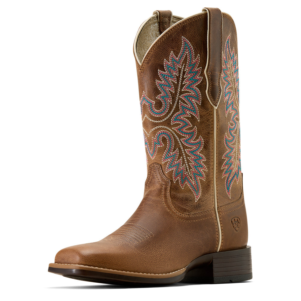 ARIAT WOMENS WESTERN BOOTS | CANYON POINT | MESA BROWN