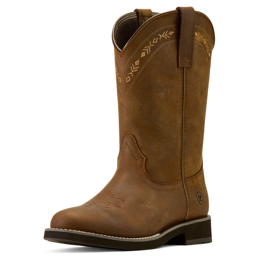 Ariat Womens Western Boots | Kearney | Distressed Brown