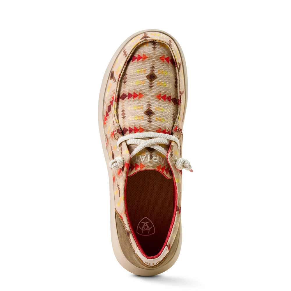 ARIAT WOMENS SHOE | HILO | BLANKET PRINT BROWN BOMBER