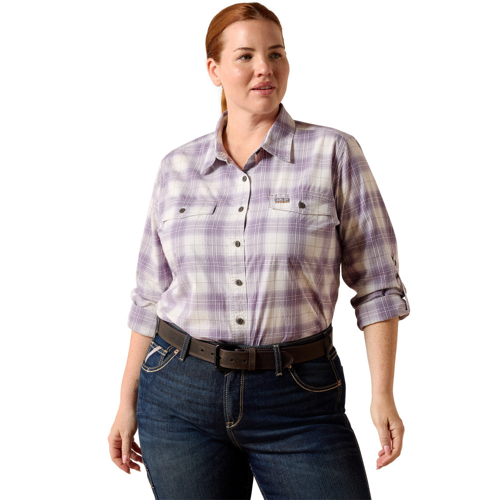 Ariat Womens Work Shirt | Rebar Made Tough | Thistle