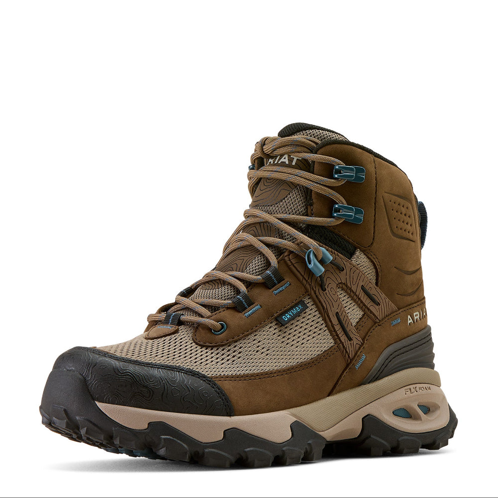 Ariat Womens Shoes | Traverse Mid H2O | Brown Bark