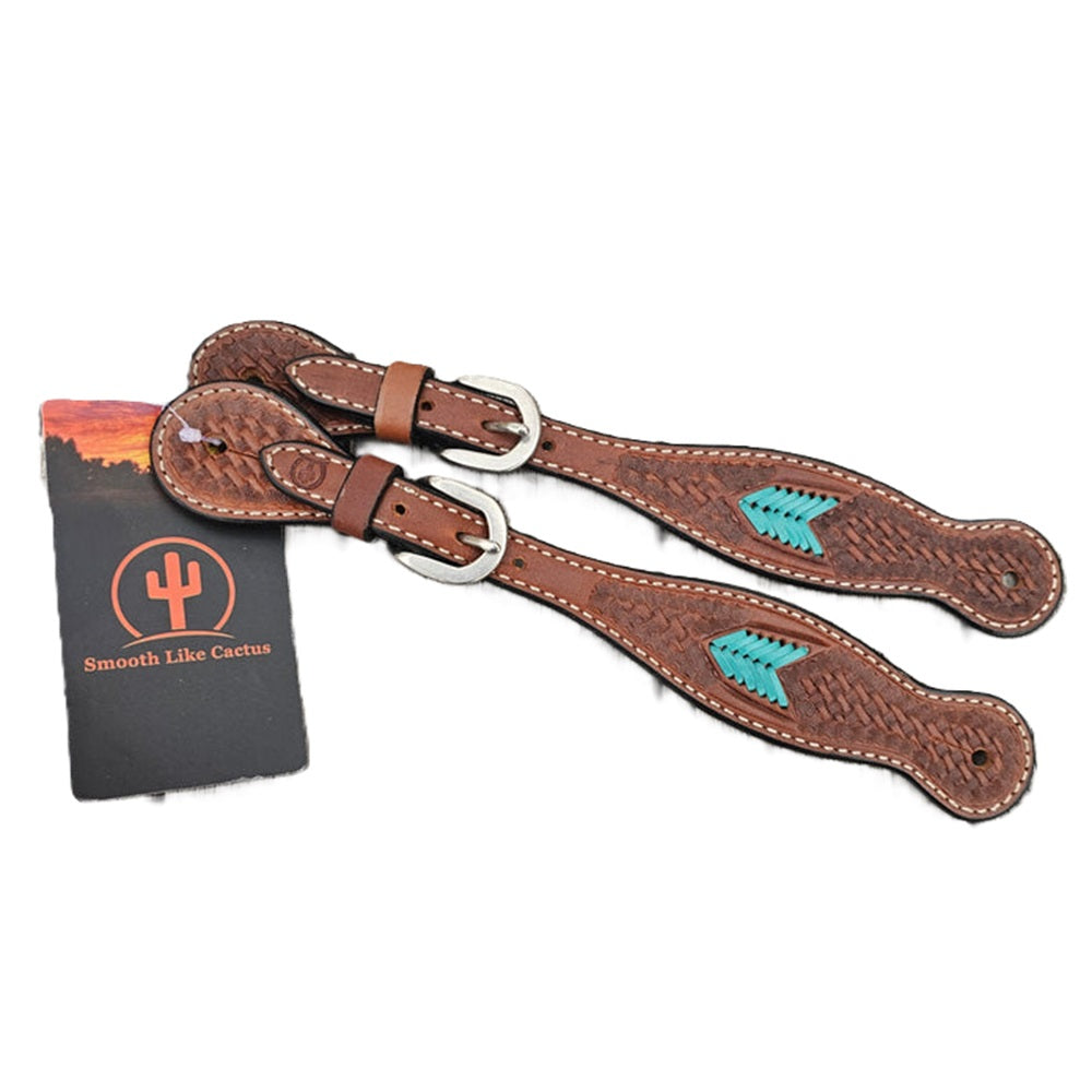 Toprail Equine Ladies Spur Straps | Tooling