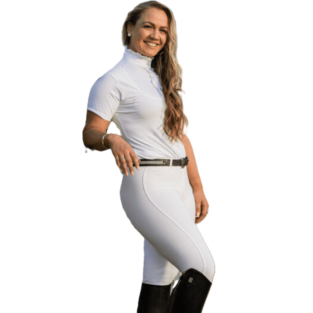 Peter Williams Womens Slicker Sticker Jodhpurs | White