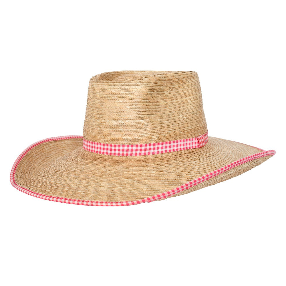 Sunbody Hat | Ava | Pink Check