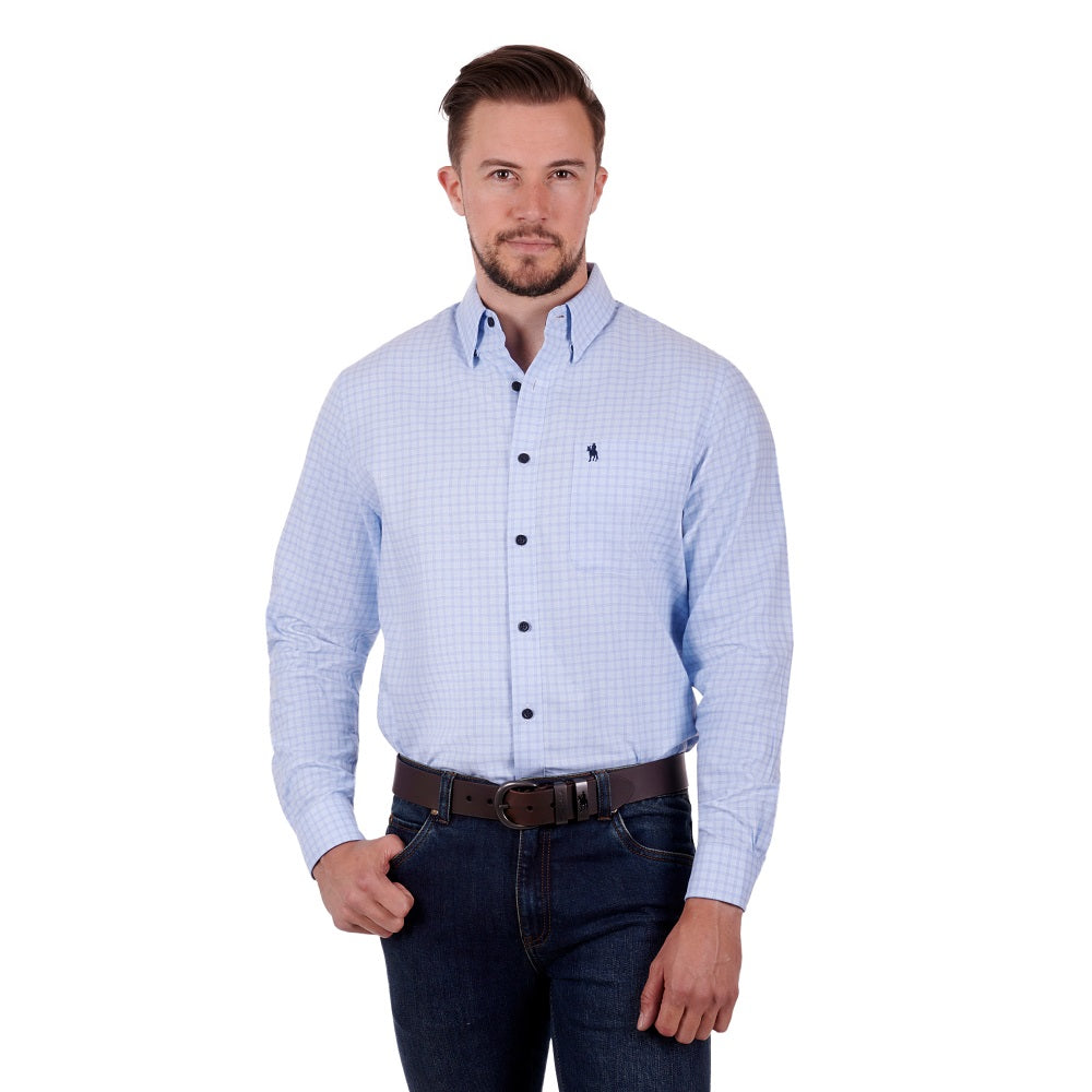 Thomas Cook Mens Shirt | Lewis | White / Blue