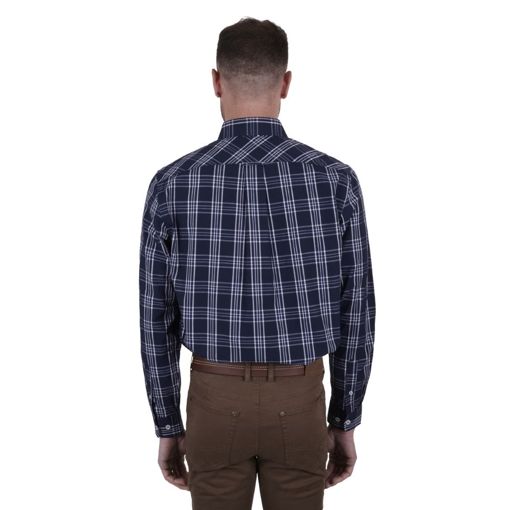 Thomas Cook Mens Shirts | Spencer | Navy / Tan