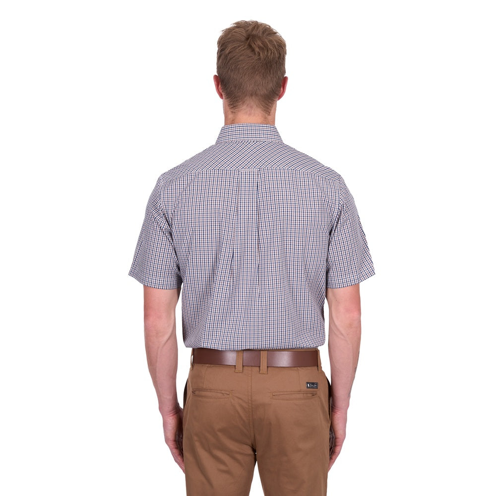 Thomas Cook Mens Shirt | Will | Navy / Tan