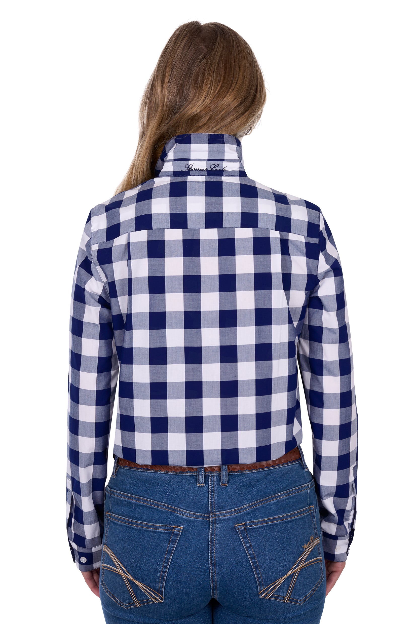 Thomas Cook Womens Shirt | Scarlet | Navy / White
