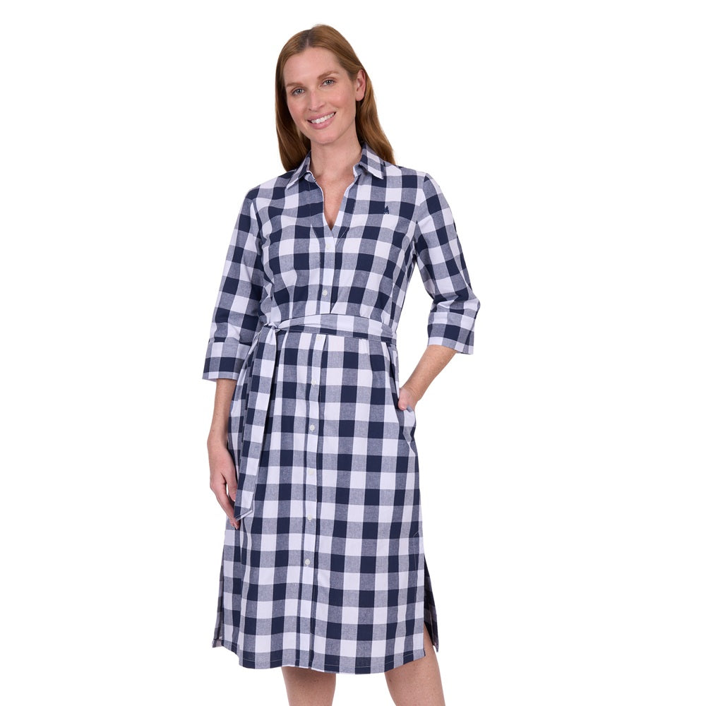 Thomas Cook Womens Shirt Dress | Bella | Navy
